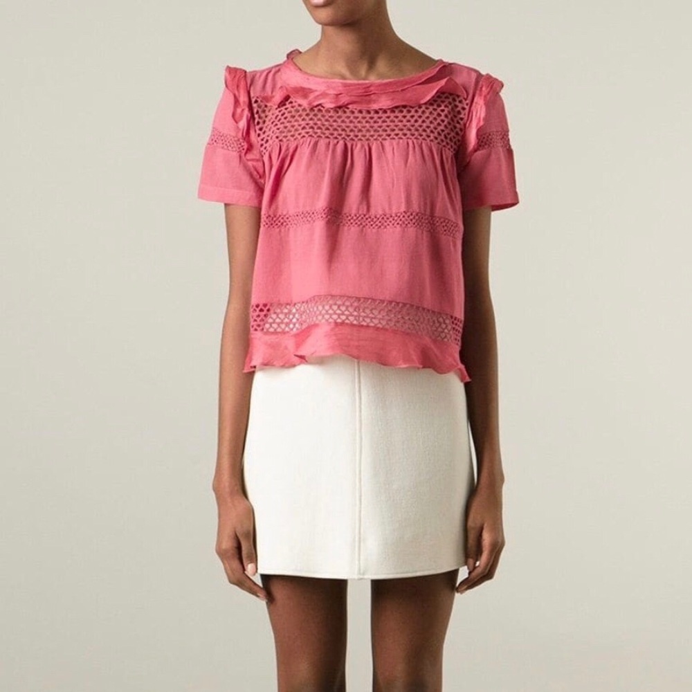Etoile Isabel Marant Cole top in pink 38EU